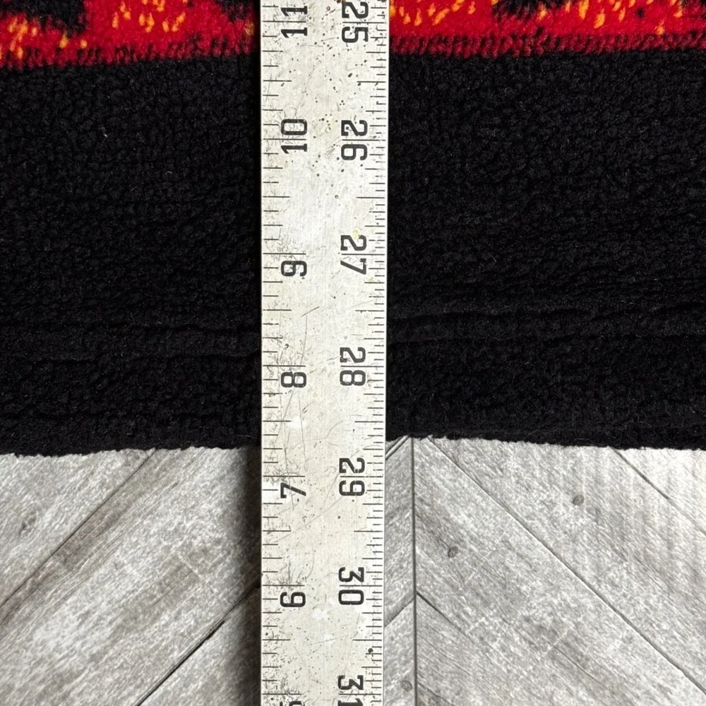 Bear Ridge Outfitters Kokopelli Fleece Jacket Mens 2X Black Southwestern Vintage